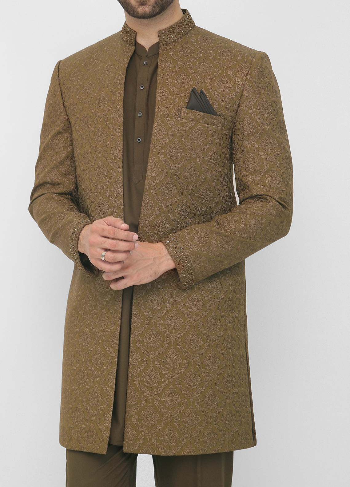 Front Open Sherwani
