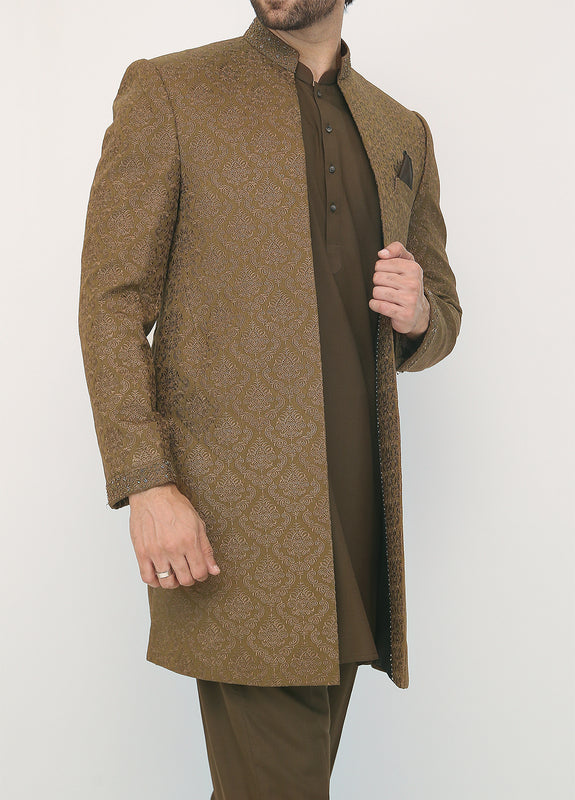 Golden Sherwani Online
