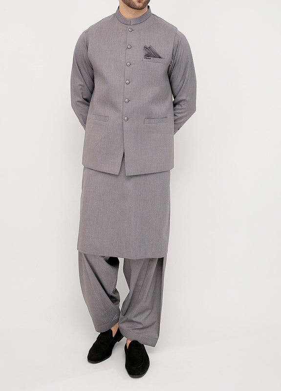 Grey Waistcoat suit