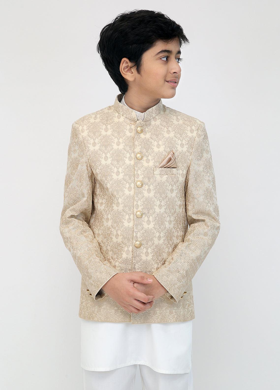 Cream princecoat with embroidery
