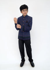 Traditional Navy blue princecoat
