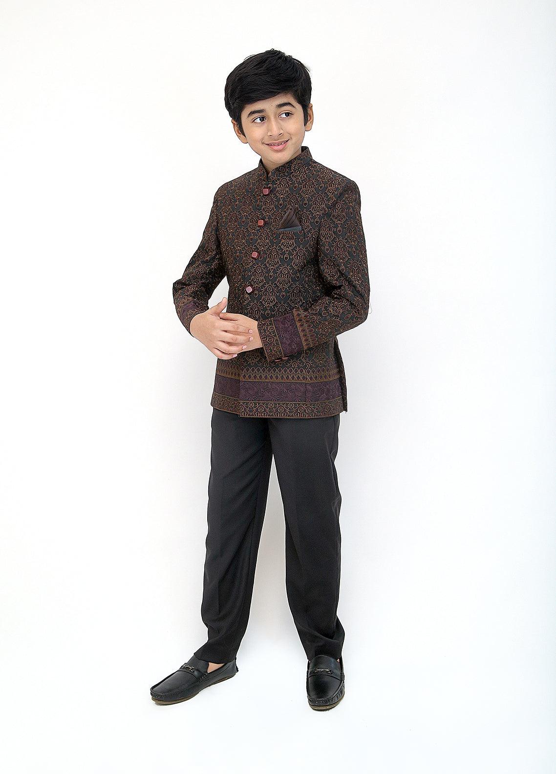 Brown princecoat for kids
