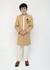 Golden Sherwani for Special Occasions
