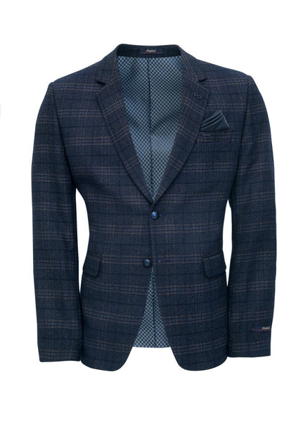 Charcoal Check Smart Coat
