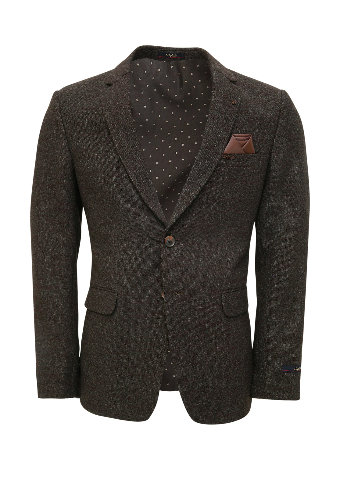 D Brown Smart Fit Coat