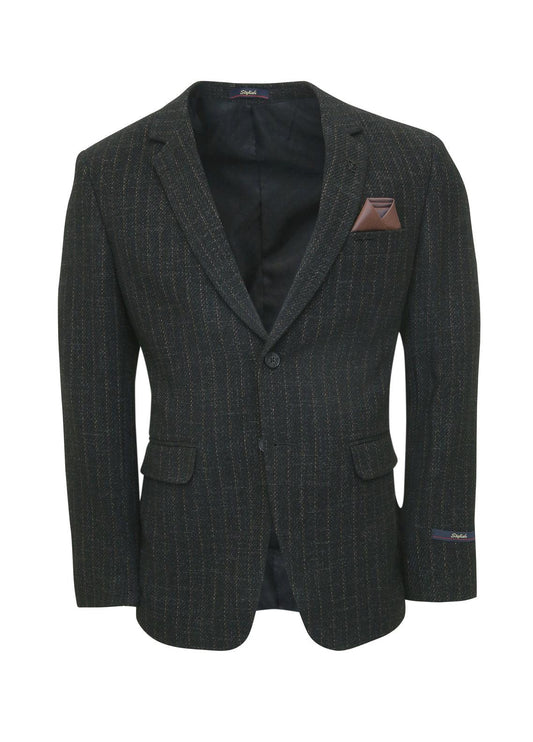 Black Check Coat
