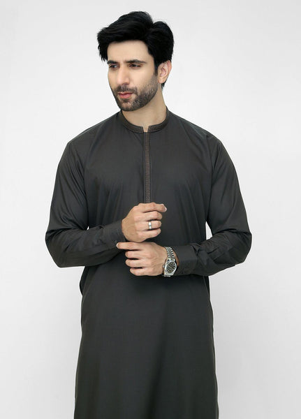 Men Shalwar Kameez Black