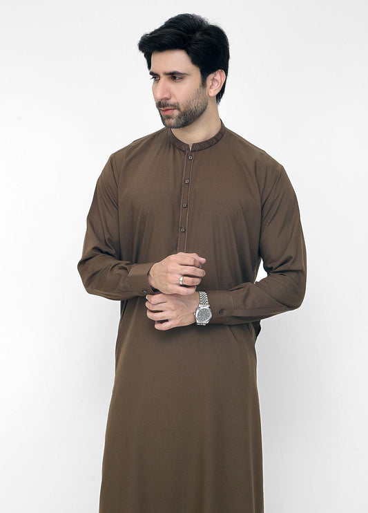 Brown Men Shalwar Kameez