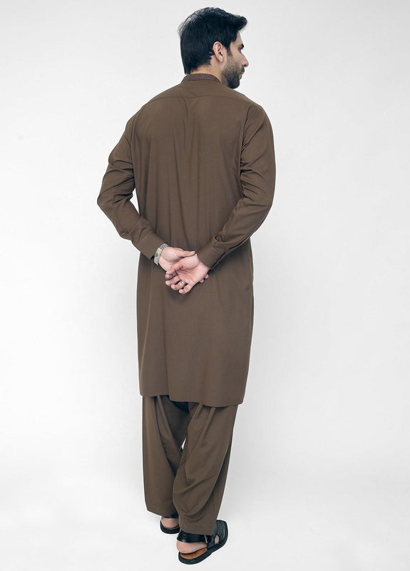 Brown Men Shalwar Kameez