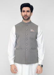 Light Grey Men Waistcoat