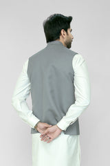 Light Grey Men Waistcoat