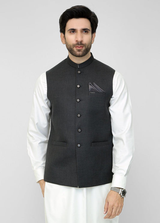 Men Waistcoat Black