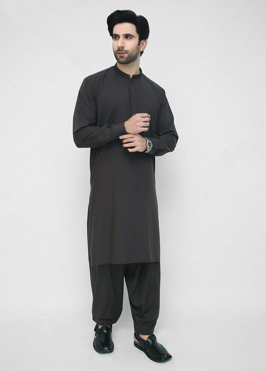 Men's Shalwar Kameez Matt Black