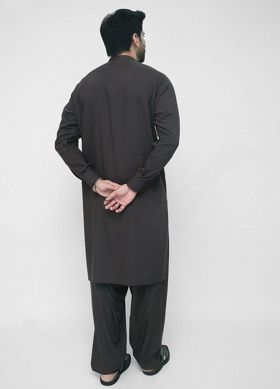 Men Shalwar Kameez Black1