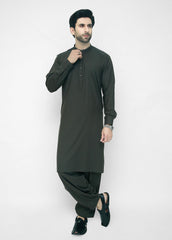 D Green Men Shalwar Kameez