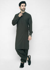 D Green Men Shalwar Kameez