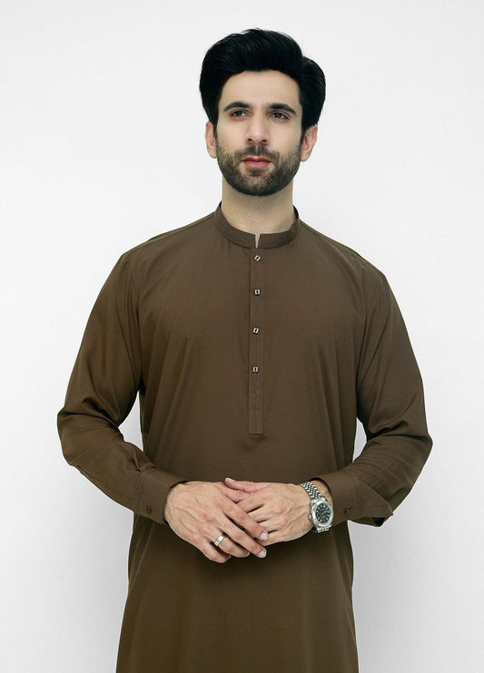 Brown Men Shalwar Kameez