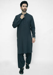 Teal Blue Men Shalwar Kameez