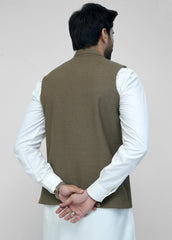 Mehndi Suiting Waist Coat