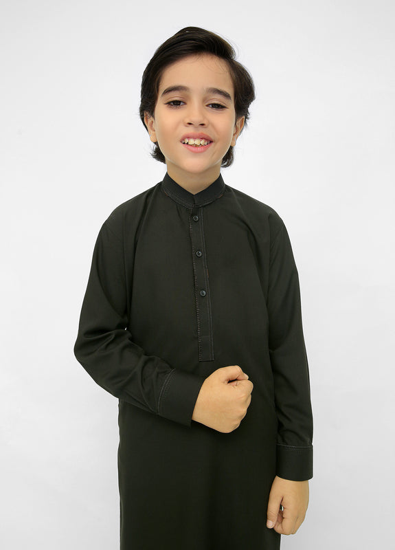 Black Kurta Pajama For Kids