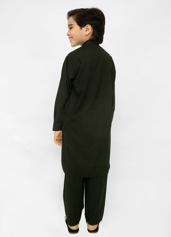 Black Kurta Pajama For Kids