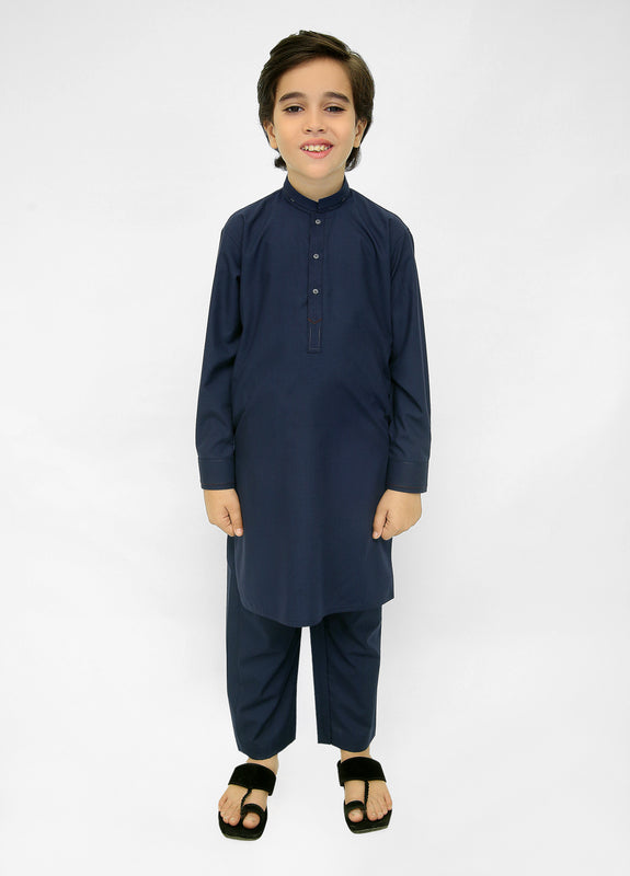 Blue Kurta Pajama For Kids