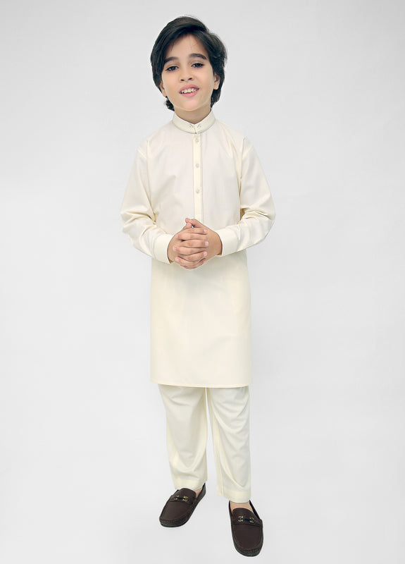 Off-White kurta Pajama For Kids