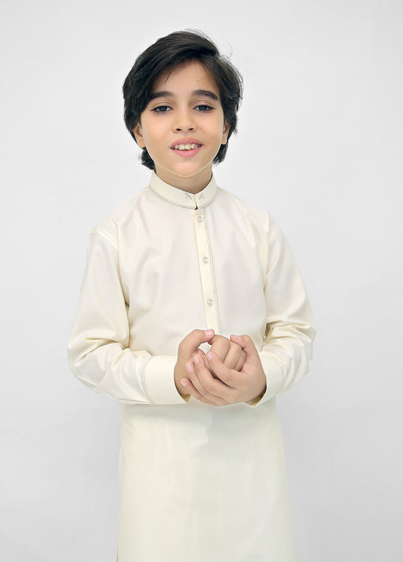 Off-White kurta Pajama For Kids