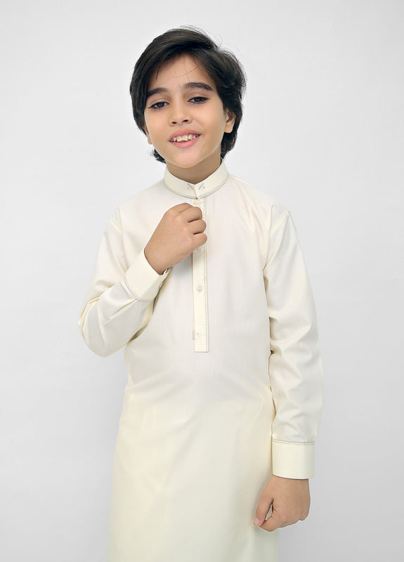 Off-White kurta Pajama For Kids