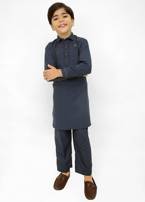 Blue Kurta Pajama For Kids