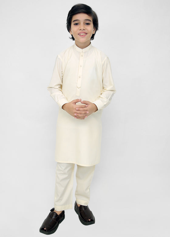 Off-White kurta Pajama For Kids