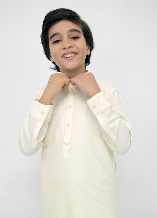 Off-White kurta Pajama For Kids