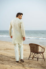 Mint Green Embroidered Kurta Trouser FD-5064