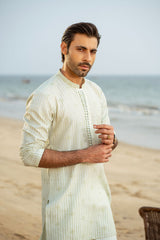 Mint Green Embroidered Kurta Trouser FD-5064