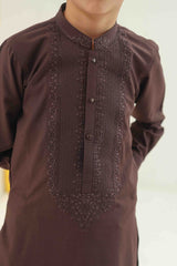 Plum Embroidered Kameez Shalwar KD - 30
