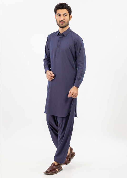 Men Shalwar Kameez Blue