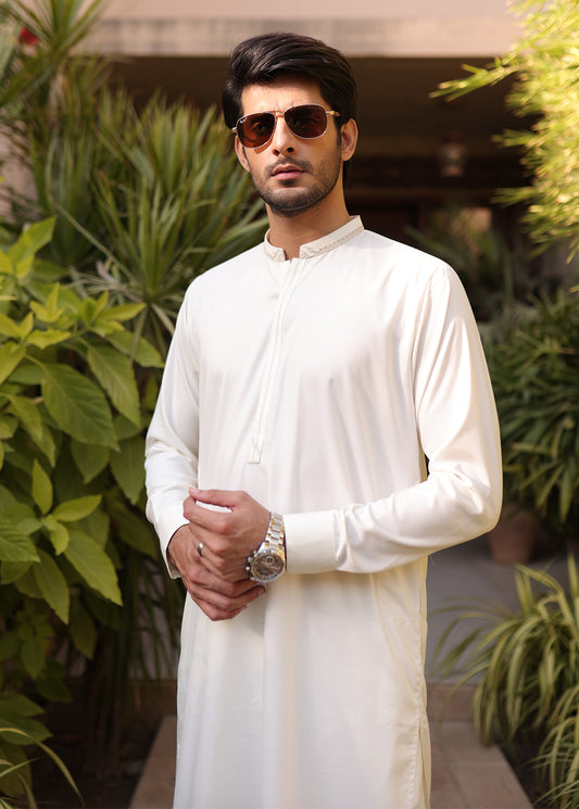 White Men Kameez Trouser