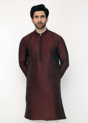 Mehroon Blended Special Kurta