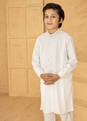 White Kids Kurta Pajama