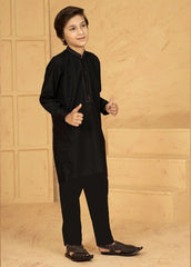 Kids Kurta Pajamas - Black