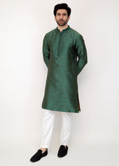 Green Blended Special Kurta