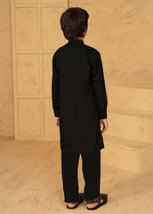 Black Embroidered Kurta Pajama