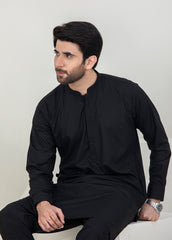 Men Kameez Trouser - Black