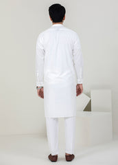 Men's White Kameez Trouser