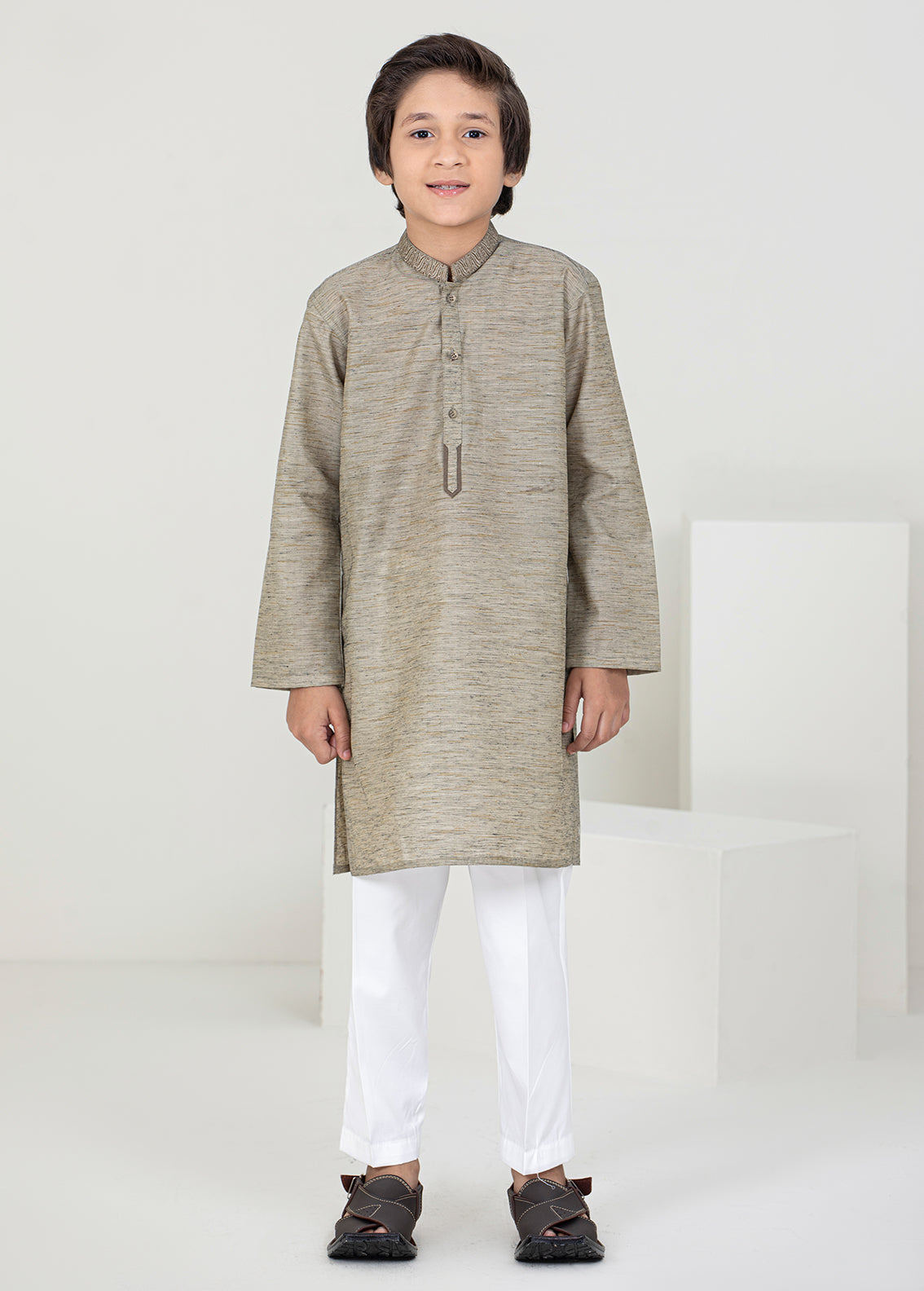 Green Kids Kurta Pajama