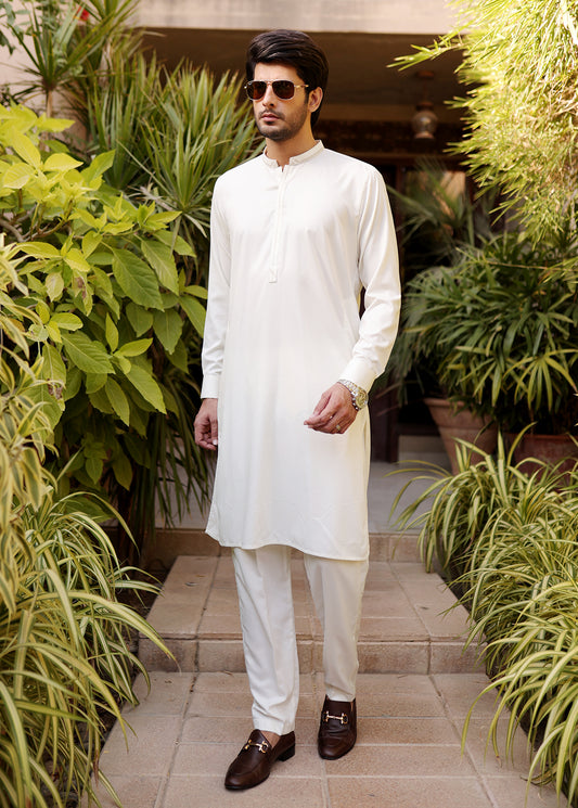 White Men Kameez Trouser