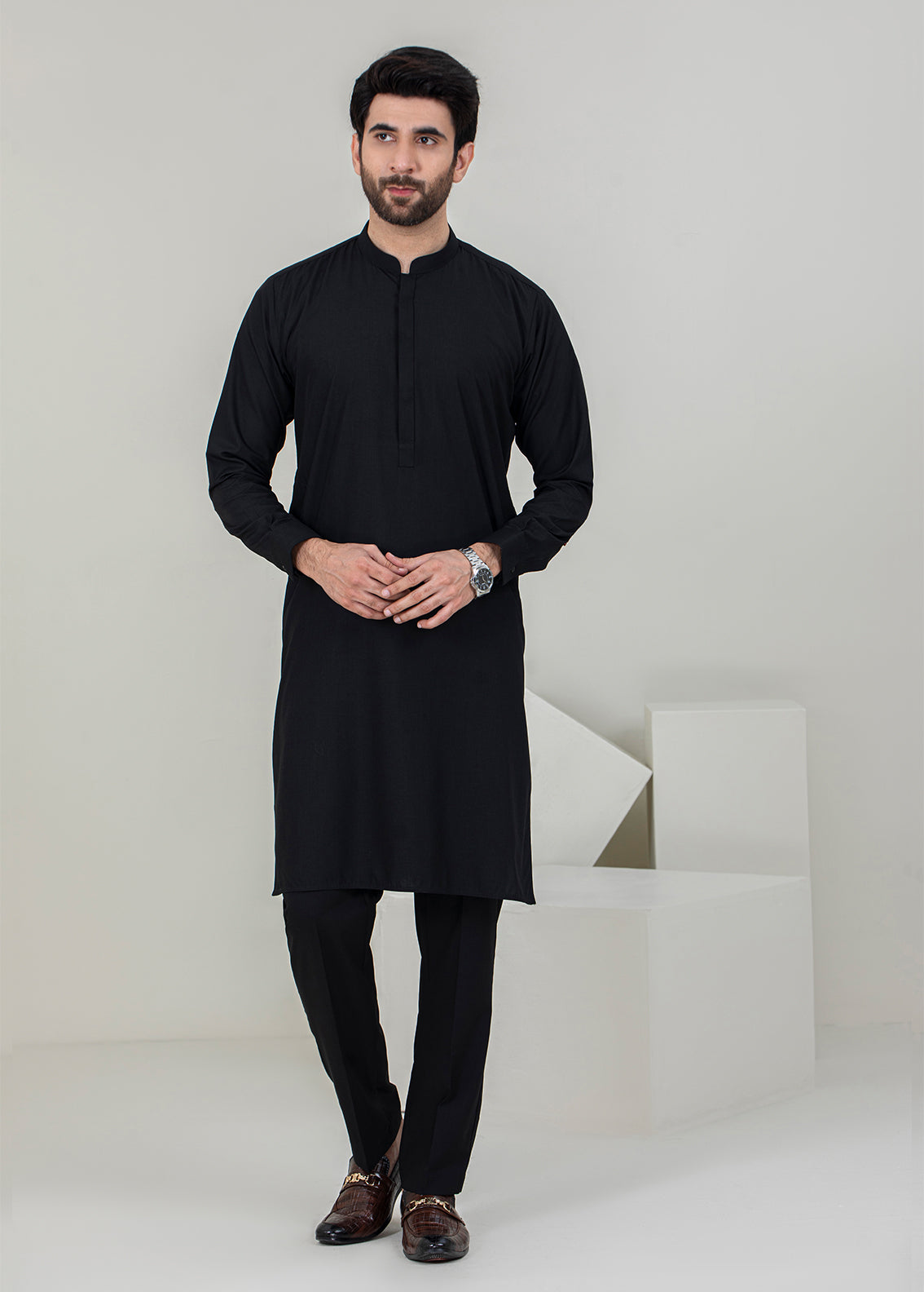 Black Men Kameez Trouser