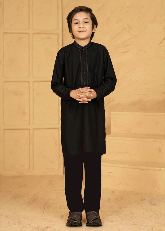 Kids Kurta Pajamas - Black