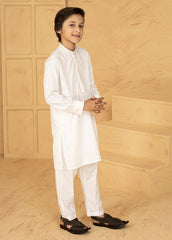 White Kids Kurta Pajama