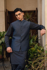 Royal Blue Suiting Waistcoat WS-2037